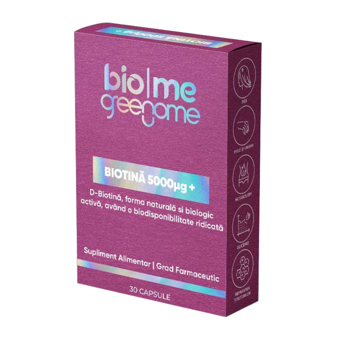 Biotina 5000mcg, 30 capsule, Biome