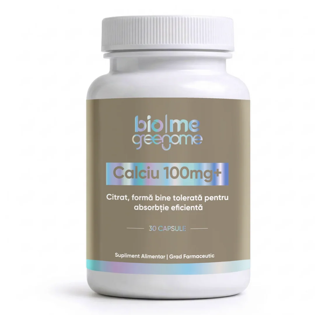 Calciu Citrat, 100mg+, 30 capsule, Biome