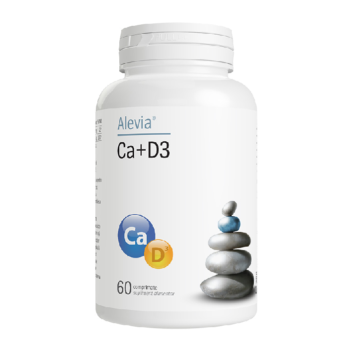 Ca+D3, 60 comprimate, Alevia