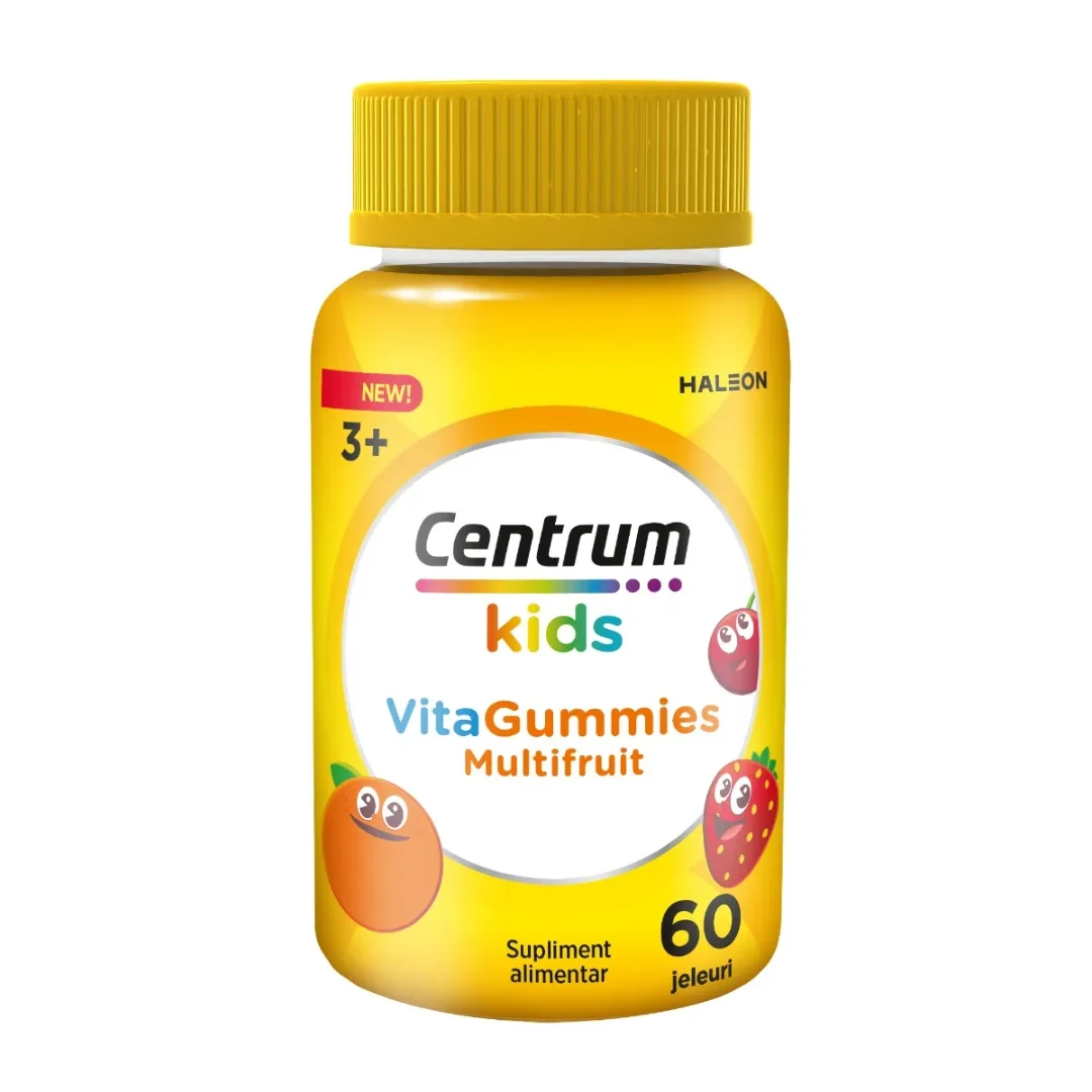 Kids VitaGummies Multifruct, 60 jeleuri, Centrum
