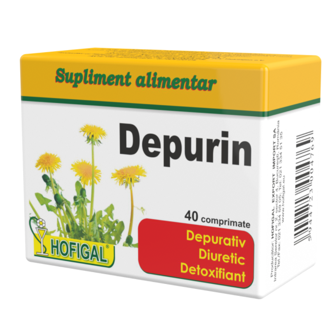 Depurin, 40 comprimate, Hofigal