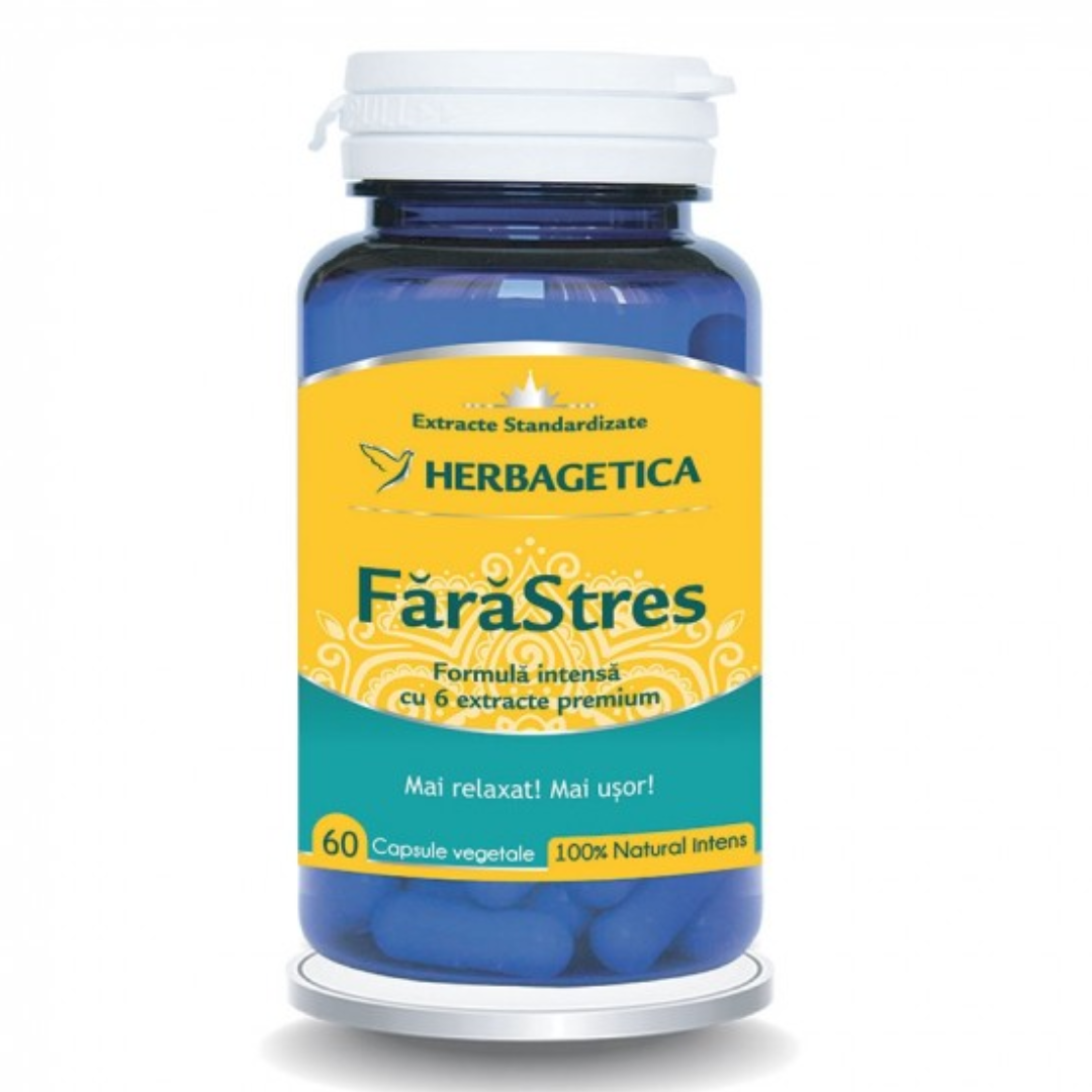Fara Stres, 60 capsule, Herbagetica