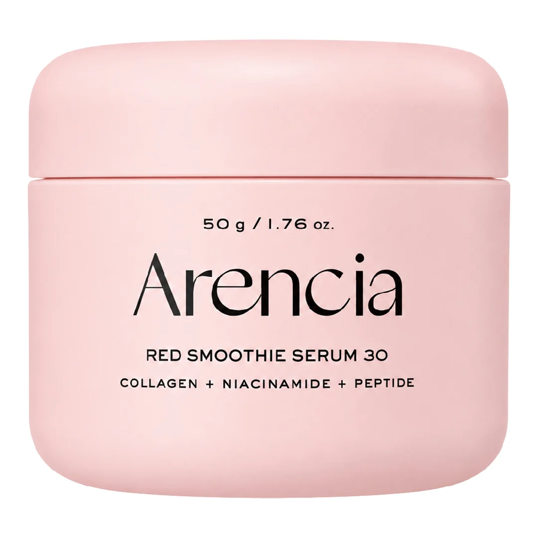 Serum tip gel pentru fermitate cu colagen si niacinamide Red Smoothie Serum 30, 50 g, Arencia