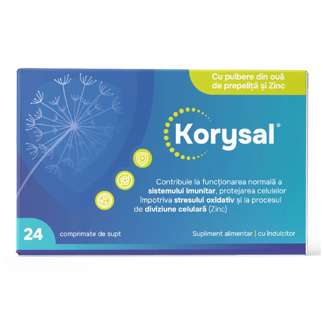 Korysal, 24 comprimate de supt, Naturpharma