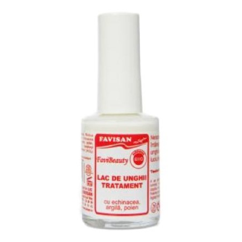 Lac de unghii transparent Tratament, 14 ml, Favisan