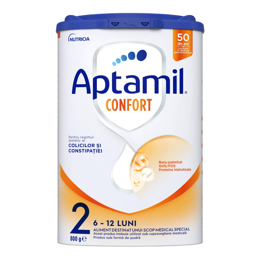 Formula de lapte praf Confort 2, 6-12 luni, 800 g, Aptamil