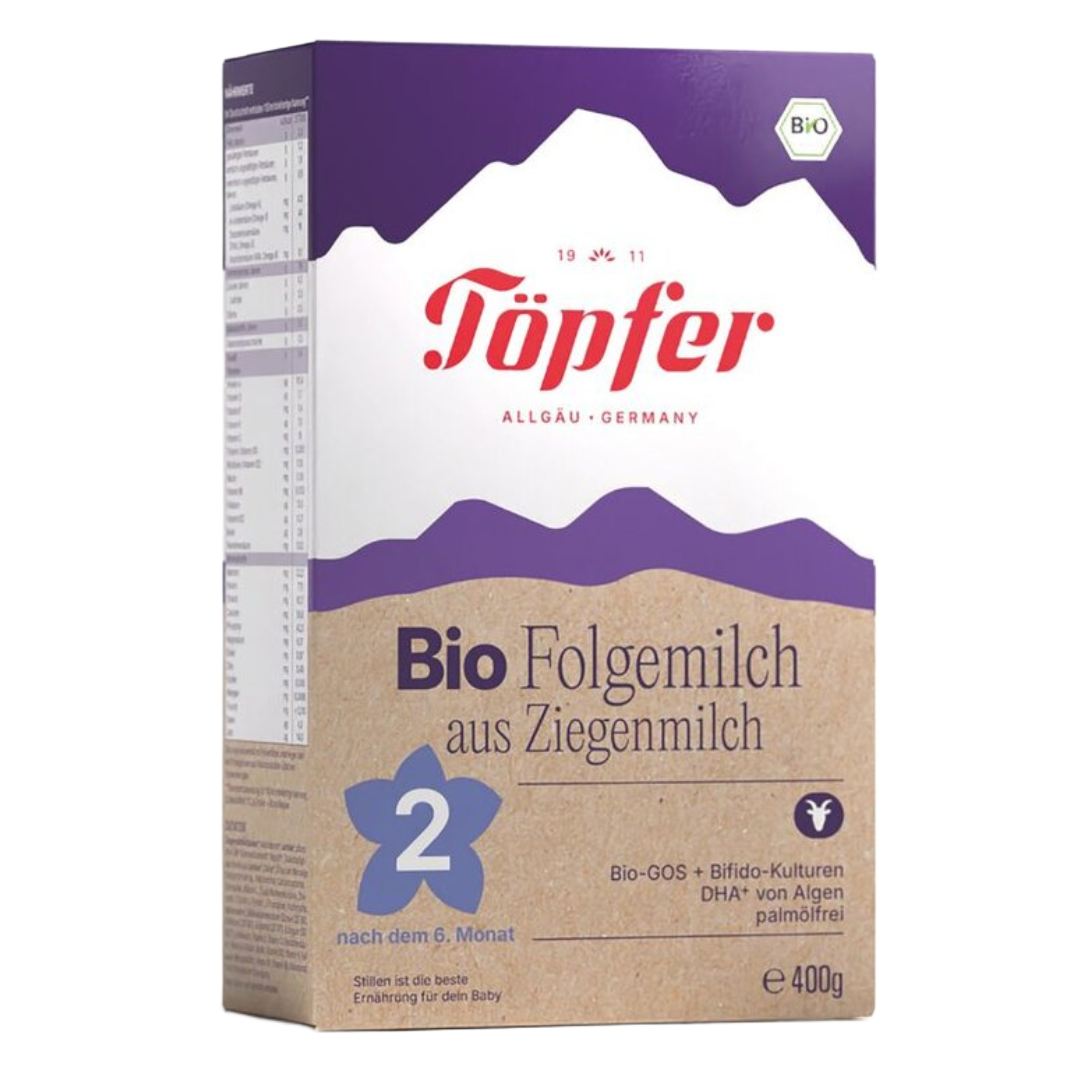 Lapte praf de capra Bio Formula 2, 400 g, Topfer