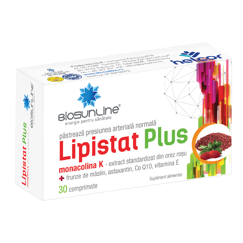 Lipistat Plus, 30 comprimate, Helcor