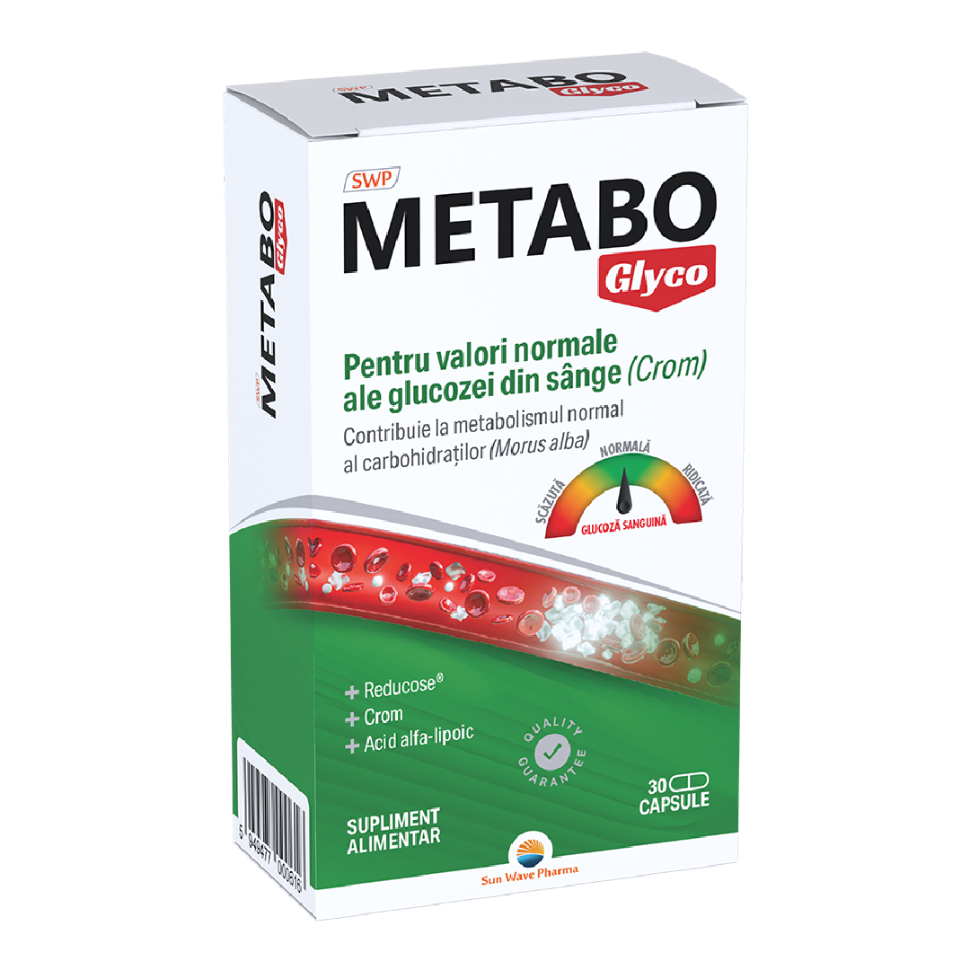 Metabo Glyco, 30 capsule, Sun Wave Pharma