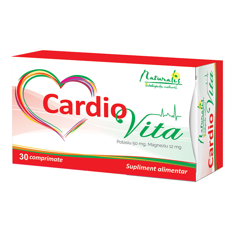 CardioVita, 50 mg, 30 comprimate, Naturalis