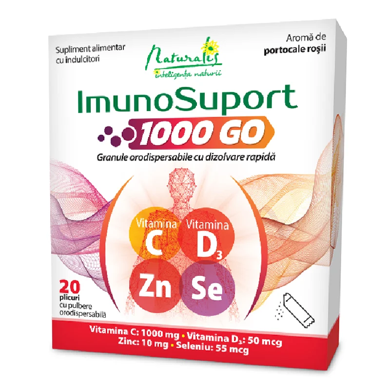 ImunoSuport 1000 GO, 20 plicuri, Naturalis