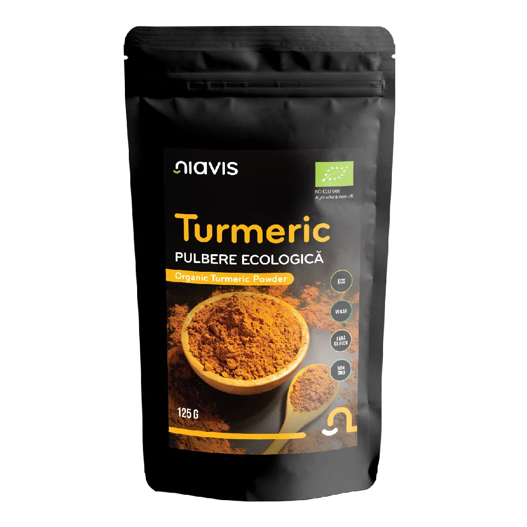 Turmeric Pulbere Ecologica Bio, 125g, Niavis