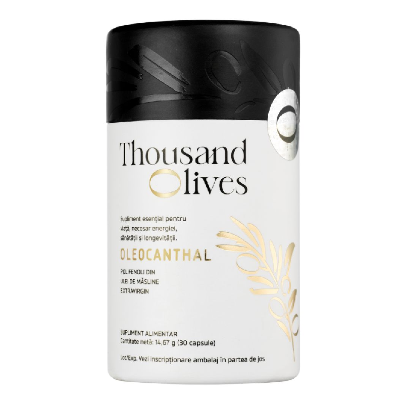 Oleocanthal, 30 capsule, Thousand Olives