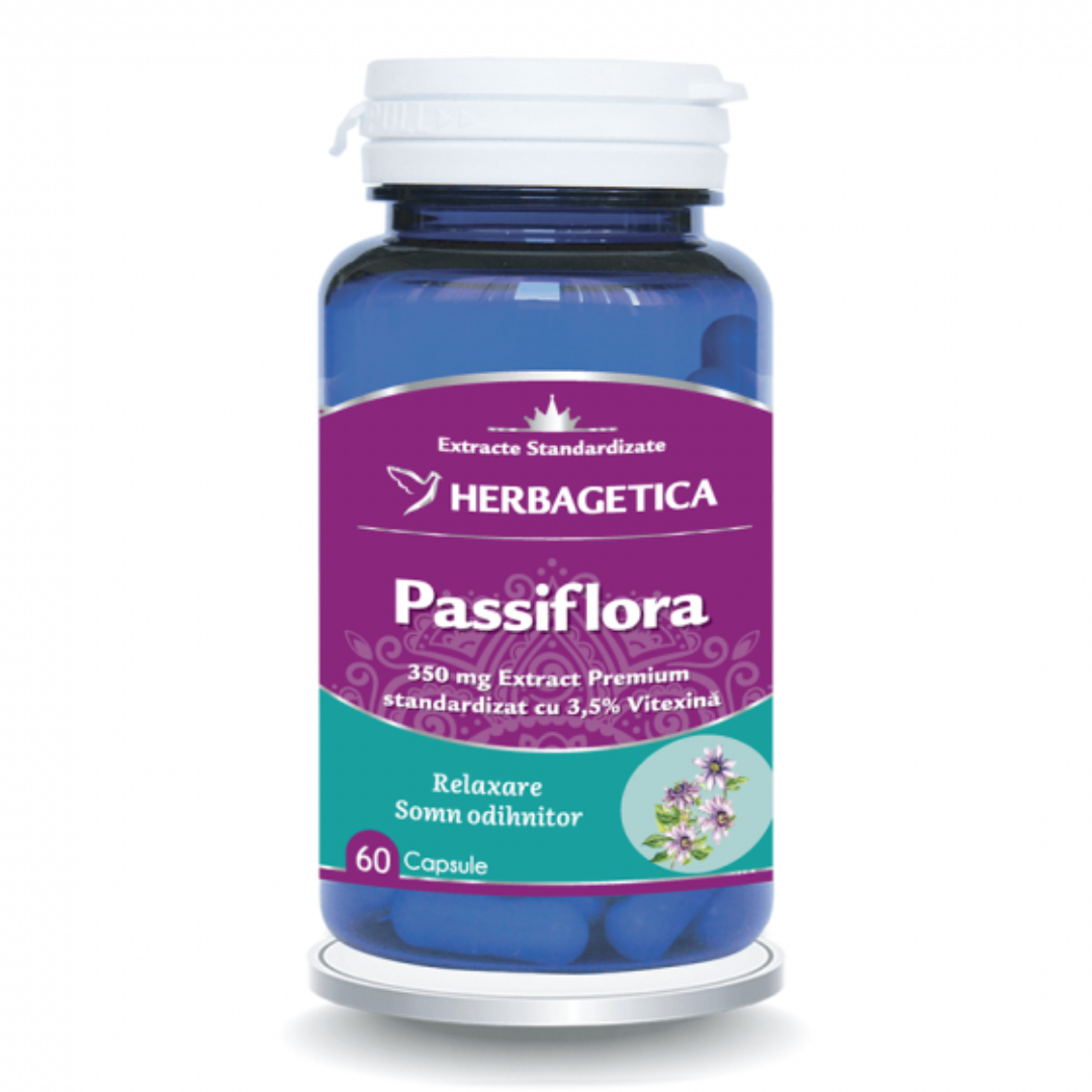 Passiflora, 60 capsule, Herbagetica