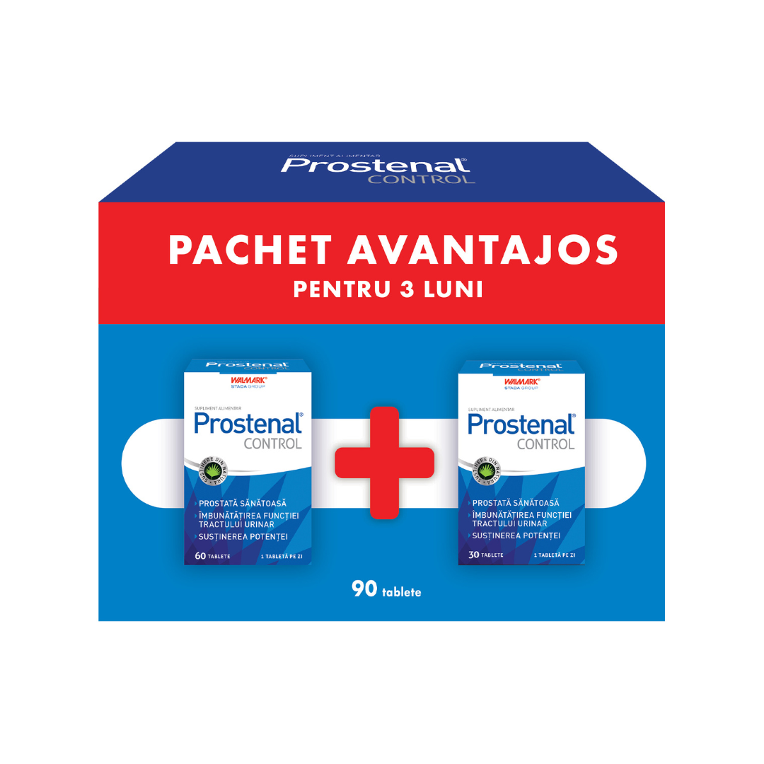 Pachet Prostenal Control, 60 + 30 tablete, Walmark