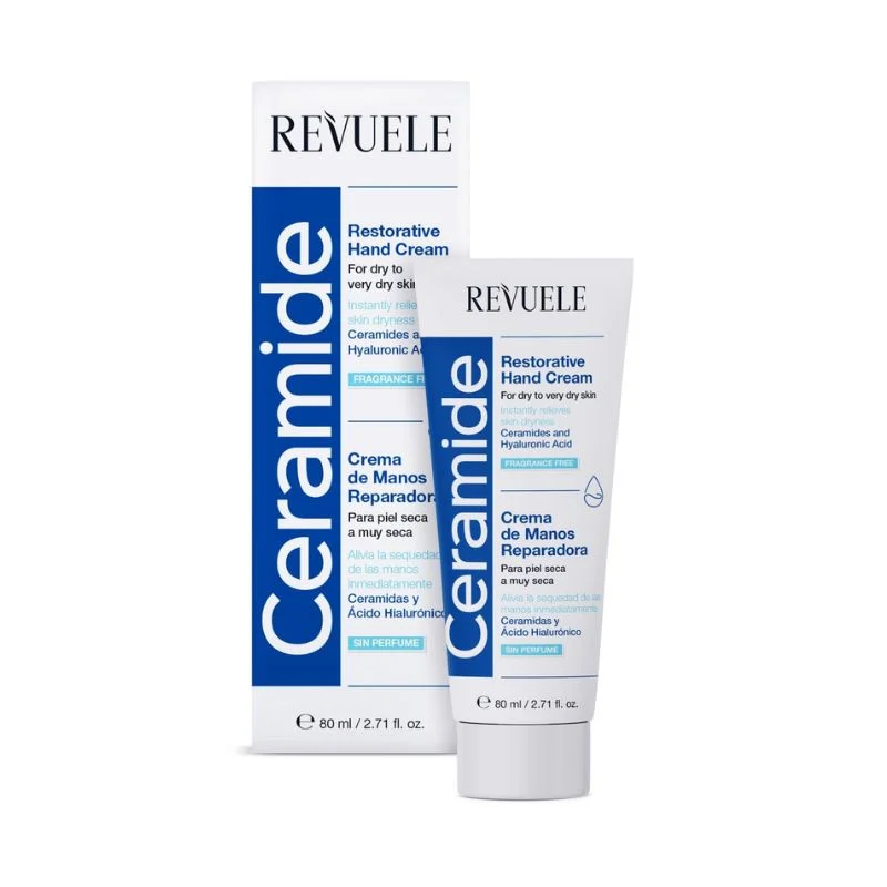 Crema reparatoare maini Ceramide, 80ml, Revuele