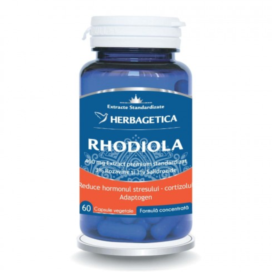 Rhodiola, 60 capsule, Herbagetica