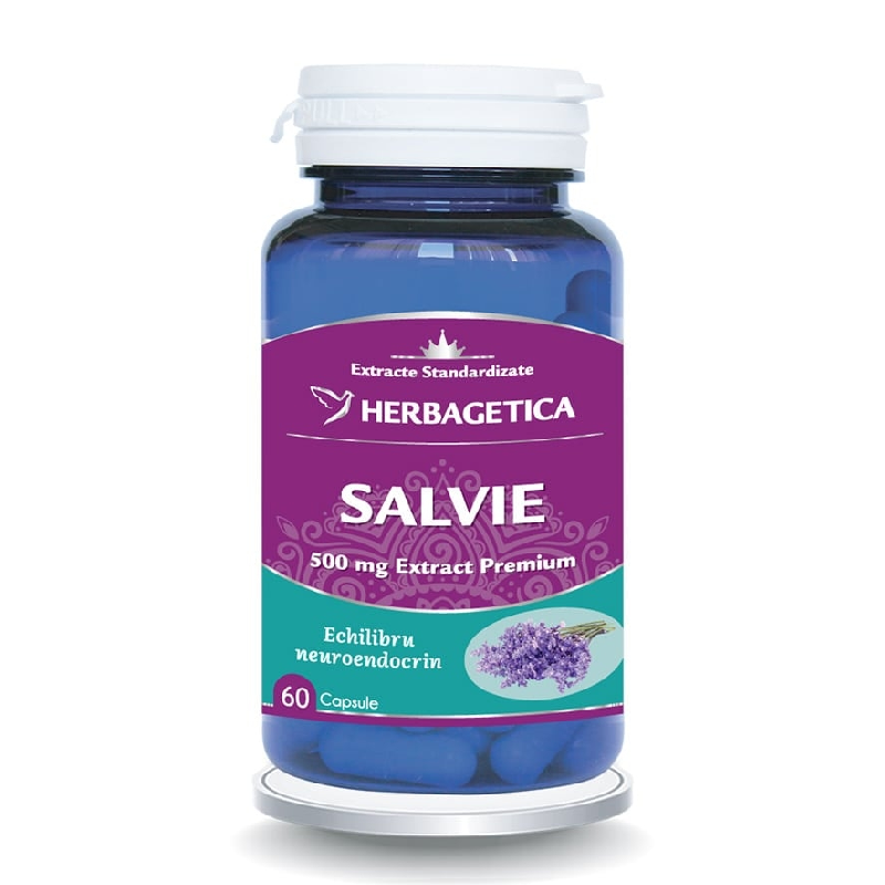Salvie, 60 capsule, Herbagetica