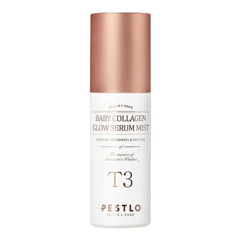 Spray facial iluminator si hidratant cu colagen T3 Baby Collagen Glow Mist, 50 ml, Pestlo