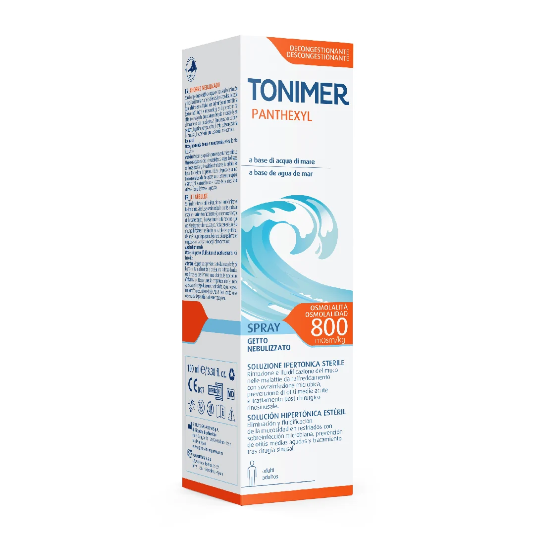 Spray nazal hipertonic, Panthexyl 800 MOSM/KG, 100 ml, Tonimer