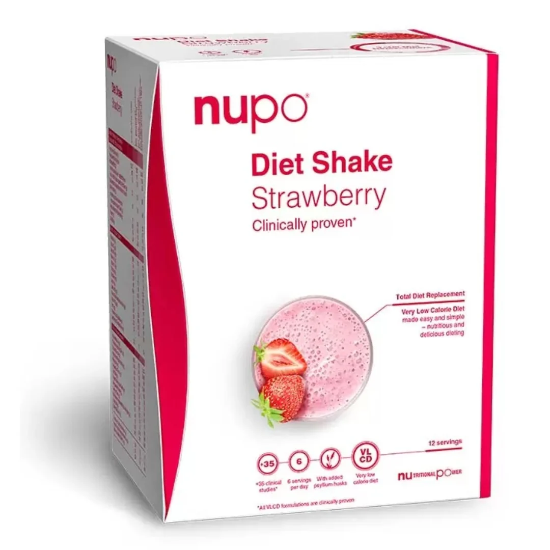 Shake Capsuni, 12 portii, Dieta Nupo