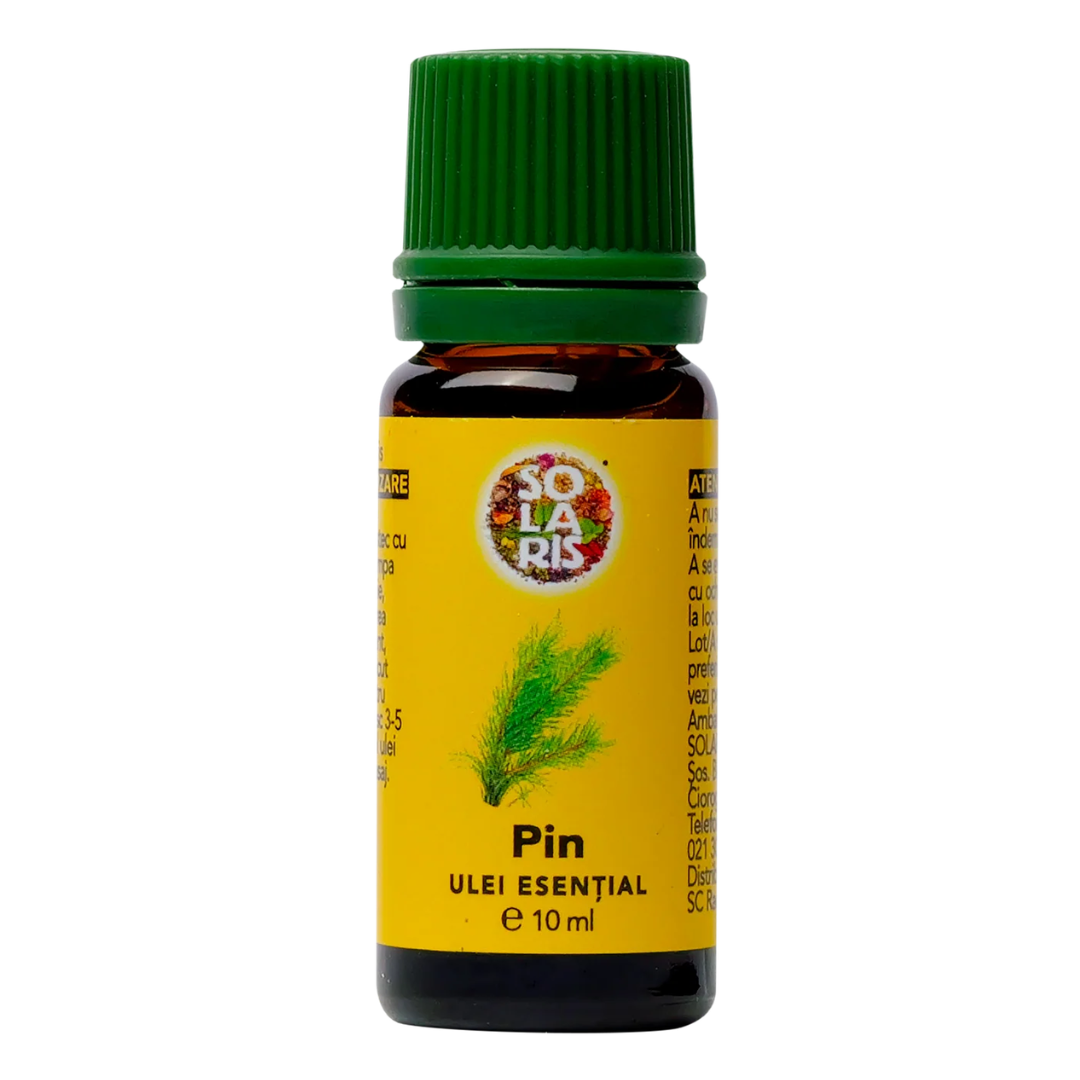 Ulei esential de pin, 10 ml, Solaris