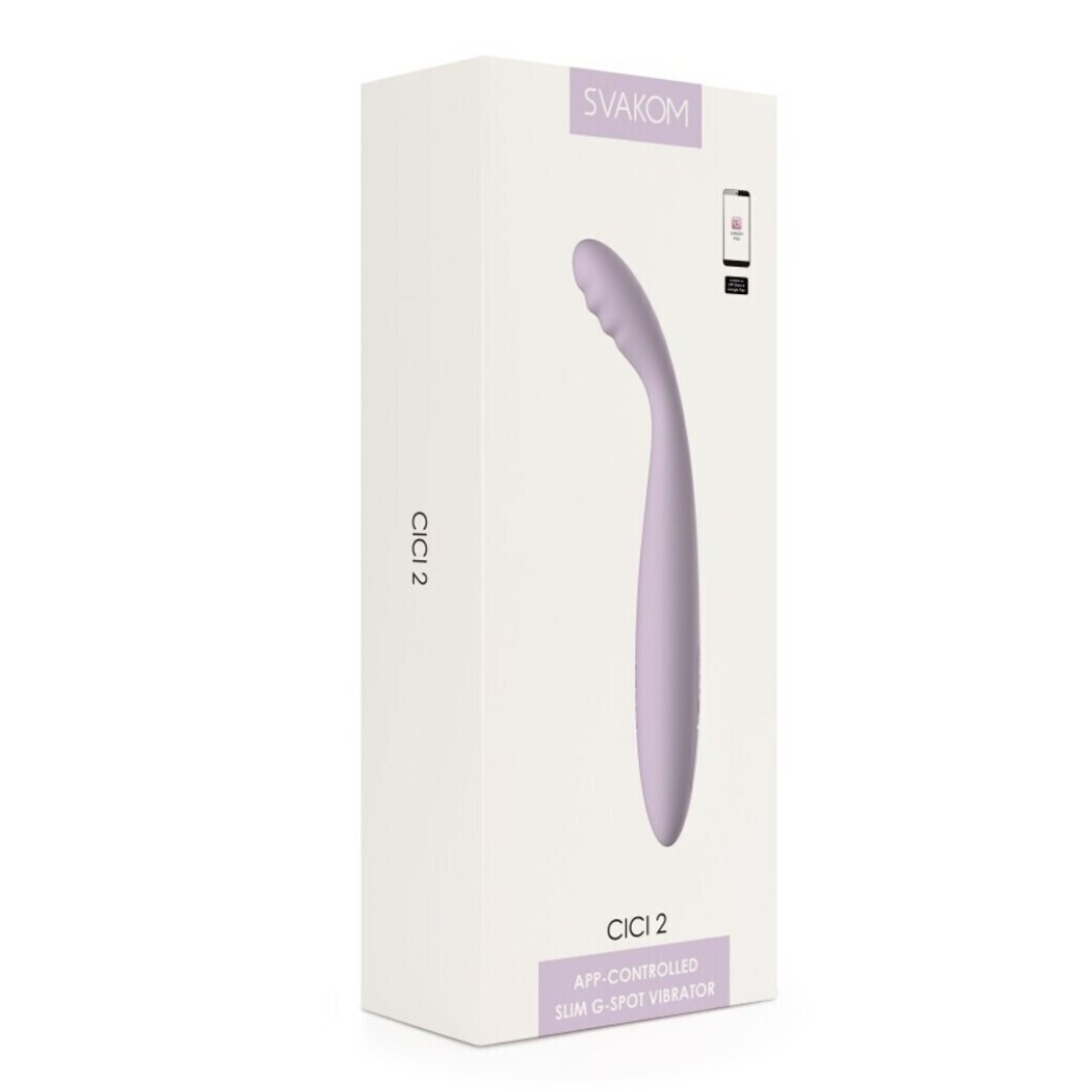 Vibrator Cici 2, Pastel Lilac, 1 bucata, Svakom