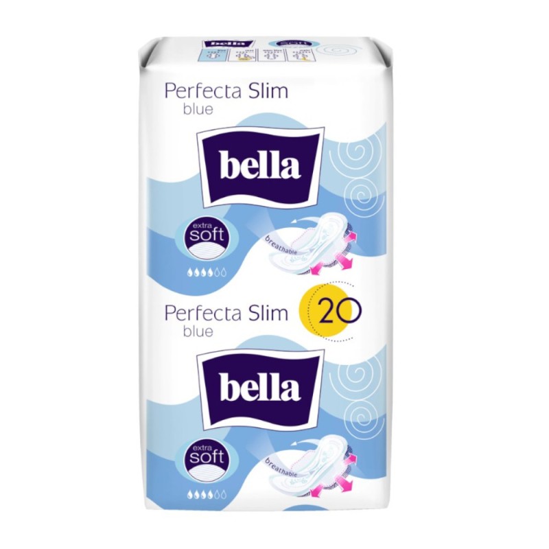Absorbante Bella Perfecta Slim Blue Extra Soft, 20 Bucati