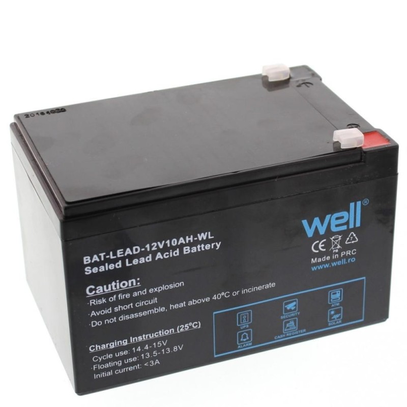 Acumulatorul cu Plumb Acid 12V / 10Ah, Well