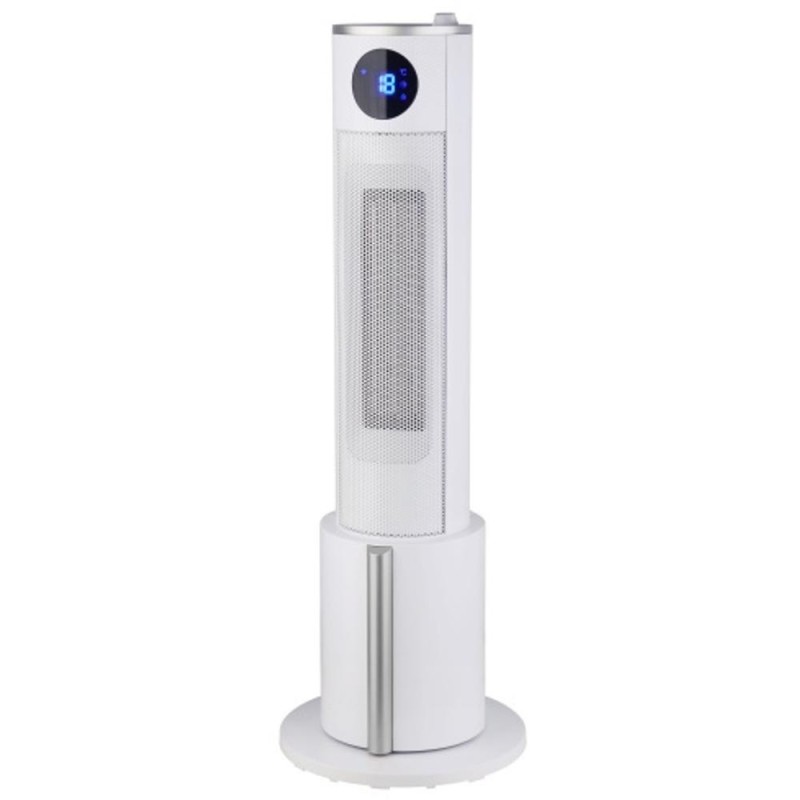 Aeroterma Tip Turn, Putere 2200W, Ecran LED, Termostat, 3 Trepte de Viteza, Alba