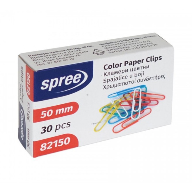 Agrafe COLOR PVC 50mm