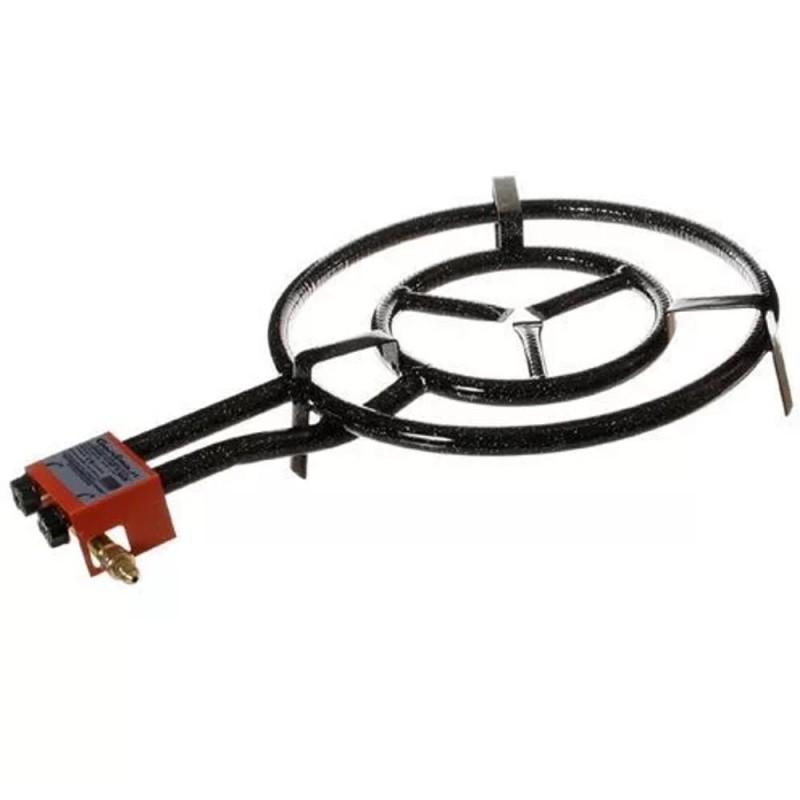 Arzator Gaz din Fier Emailat, 40 cm, 2 Cercuri, Garcima