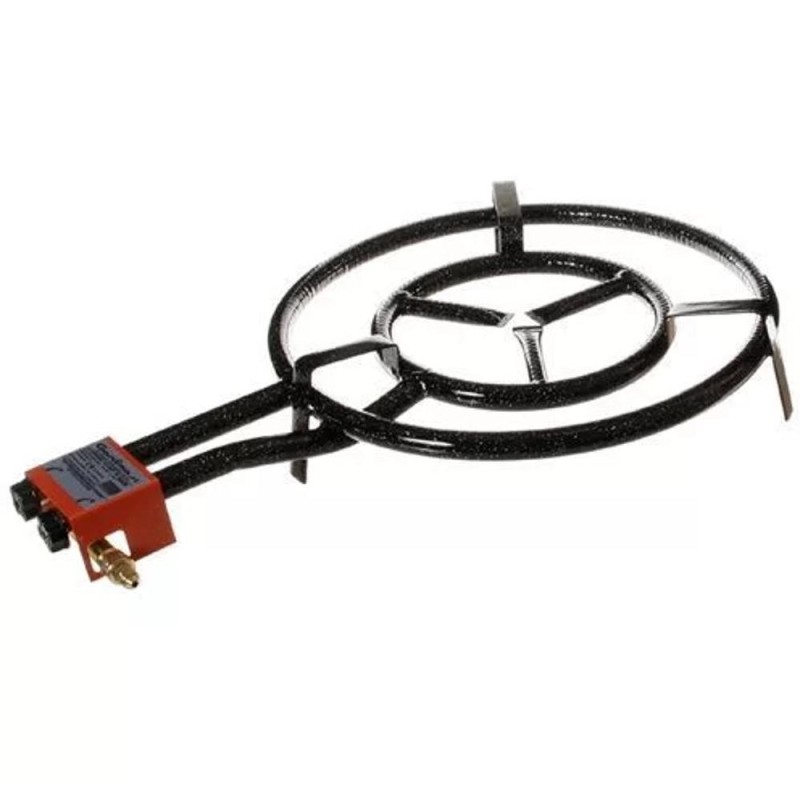 Arzator Gaz din Fier Emailat, 50 cm, 2 Cercuri, Garcima