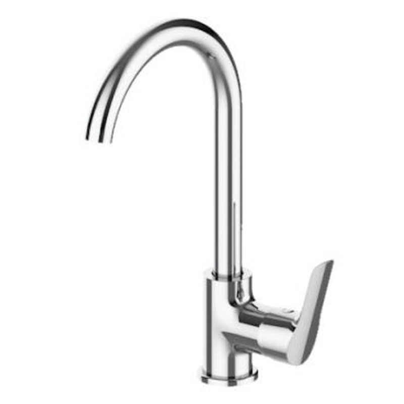 Baterie pentru Lavoar, Inox, Argintiu