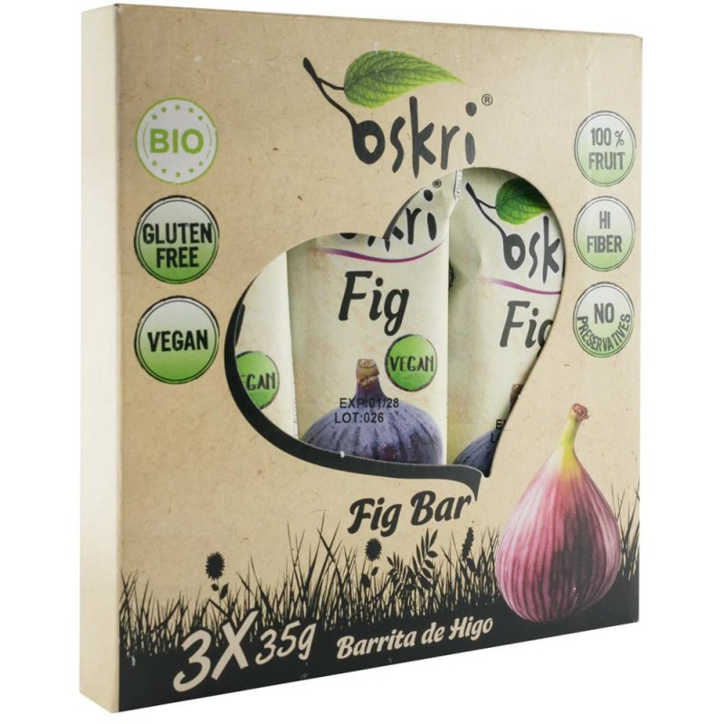 Batoane din Smochine, Oskri, Bio, 3 x 35 g