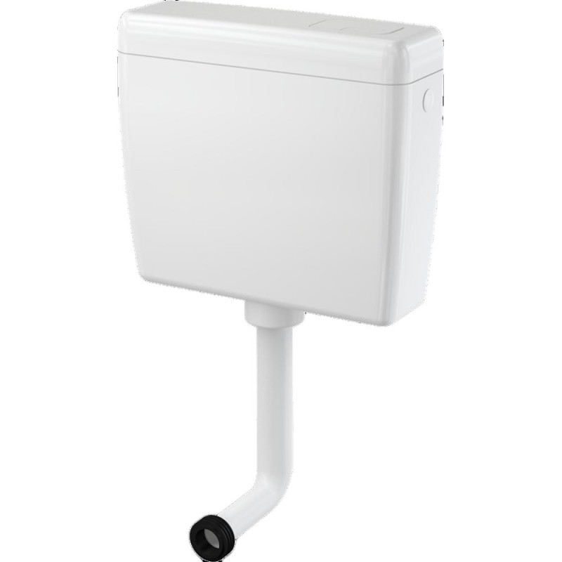 Bazin de WC cu Actionare Dubla, Alb, Alca
