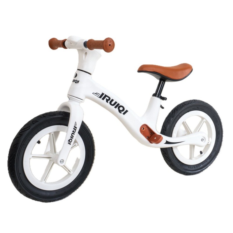Bicicleta fara Pedale, Alb, de la 3 Ani