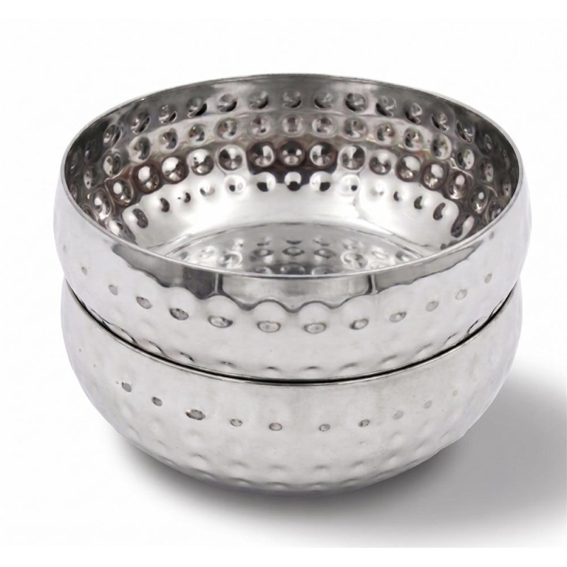 Bol din Inox, Grunberg, Decorative, 14 x 5 cm, 2 Bucati