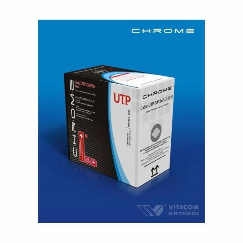 Cablu UTP Cat5e, Aluminiu Cuprat, Chrome