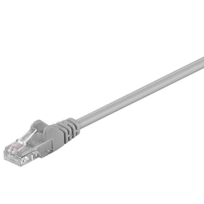 Cablu UTP Goobay, Cat 5e, Patch Cord, 5m, Gri