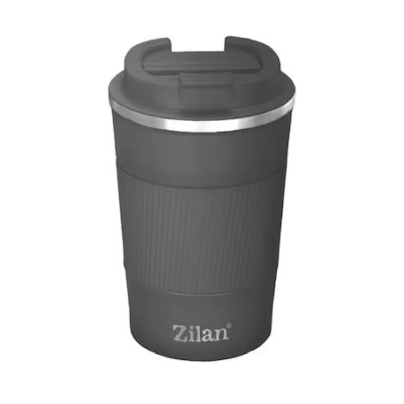 Cana Cafea Tip Termos, Gri Inchis, 510 ml