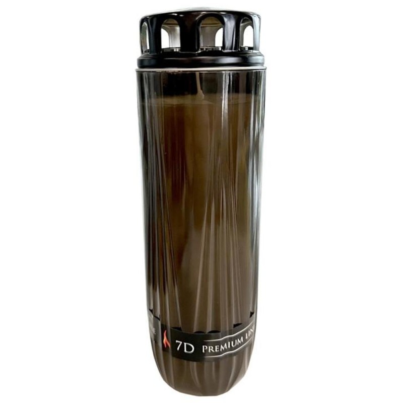 Candela din Plastic cu Capac, Premium, Negru