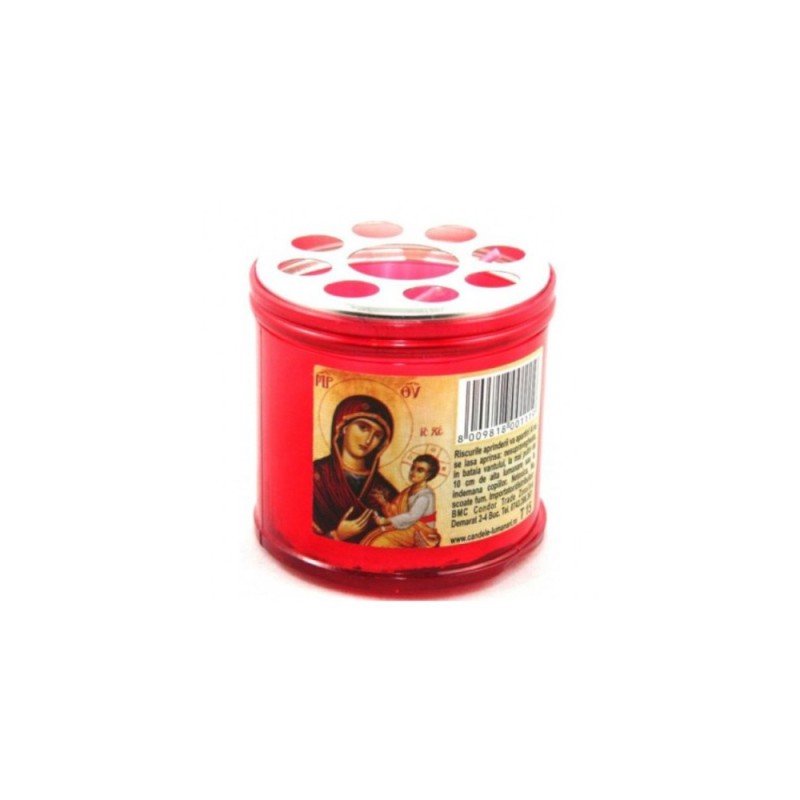Candela Rosie cu Capac, V1-130E, 28 Ore