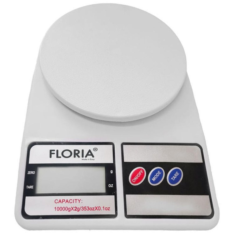 Cantar de Bucatarie Digital, Capacitate Maxima 10 kg, Alb