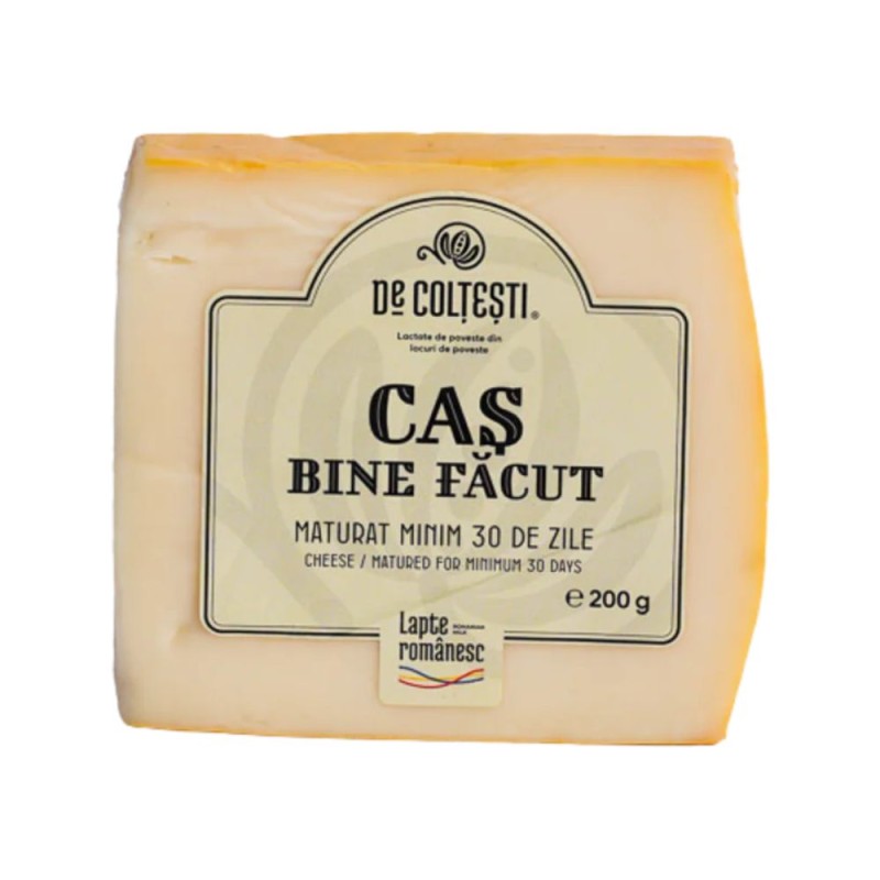Cas Bine Facut, din Lapte de Vaca, 200 g