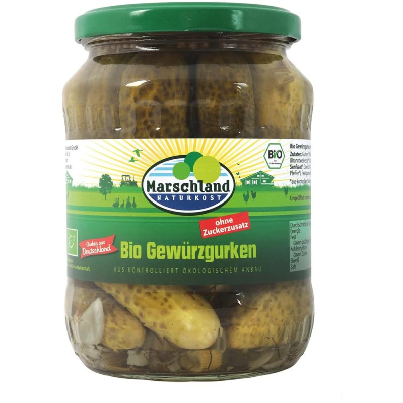 Castraveti Murati Mediu Iuti, Marschland, Bio, 530/290 g