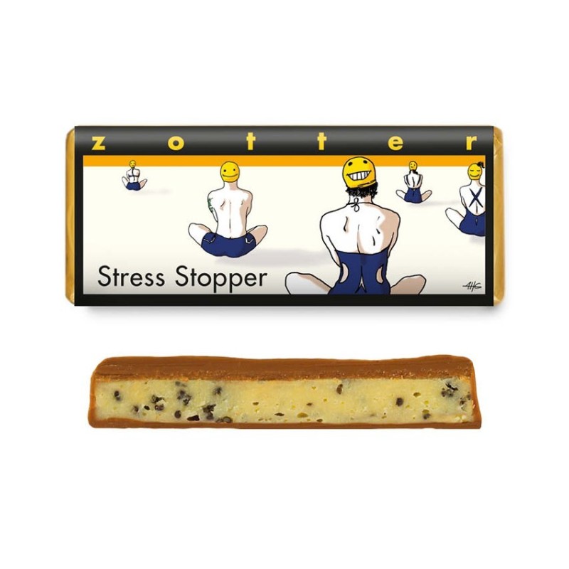Ciocolata BIO cu Lapte, Stress Stopper, 70 g, Zotter