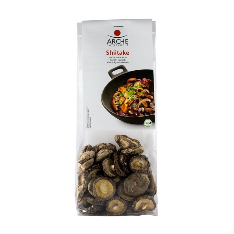 Ciuperci Shiitake Bio Uscate, 40 g Arche