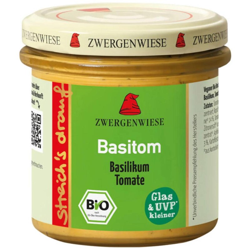 Crema Tartinabila Basitom, Zwergenwiese, Bio, 135 g