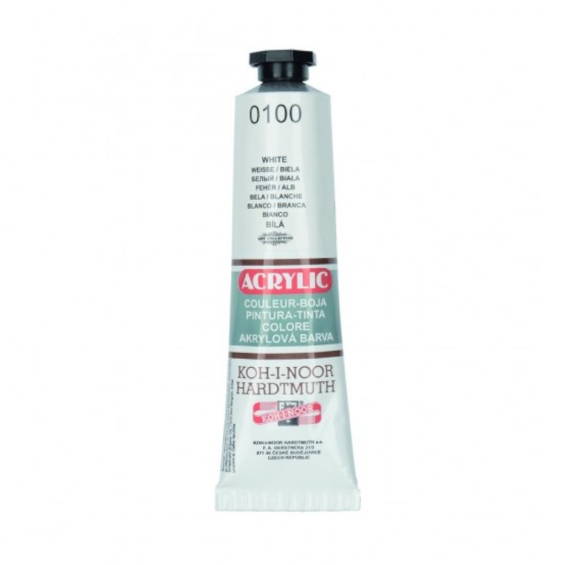 Culoare Acril, Alb, 40 ml